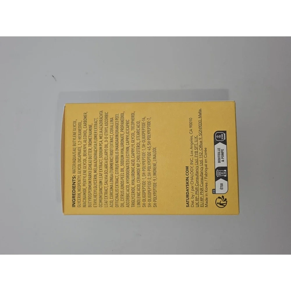 Yuzu Vitamin C + Water Blossom Serum Saturday Skin 1.6 Fl Oz Brighten Revive
